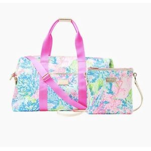 Lilly Pulitzer Duffle and Crossbody fished my wish